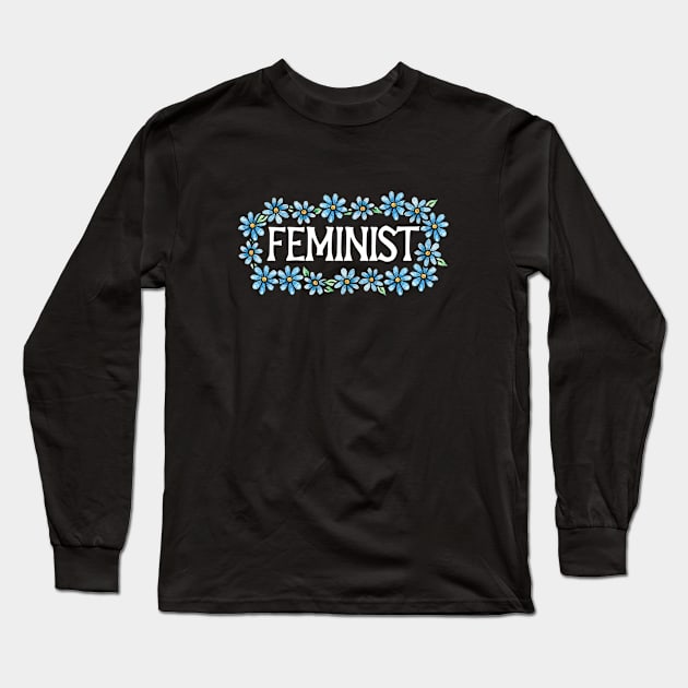 Feminist Long Sleeve T-Shirt by bubbsnugg